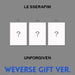 LE SSERAFIM - UNFORGIVEN (1st Studio Album) Set + Weverse Gift Nolae Kpop