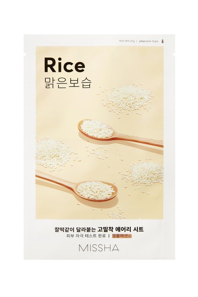 MISSHA - Airy Fit Sheet Mask (Rice) Nolae Kpop