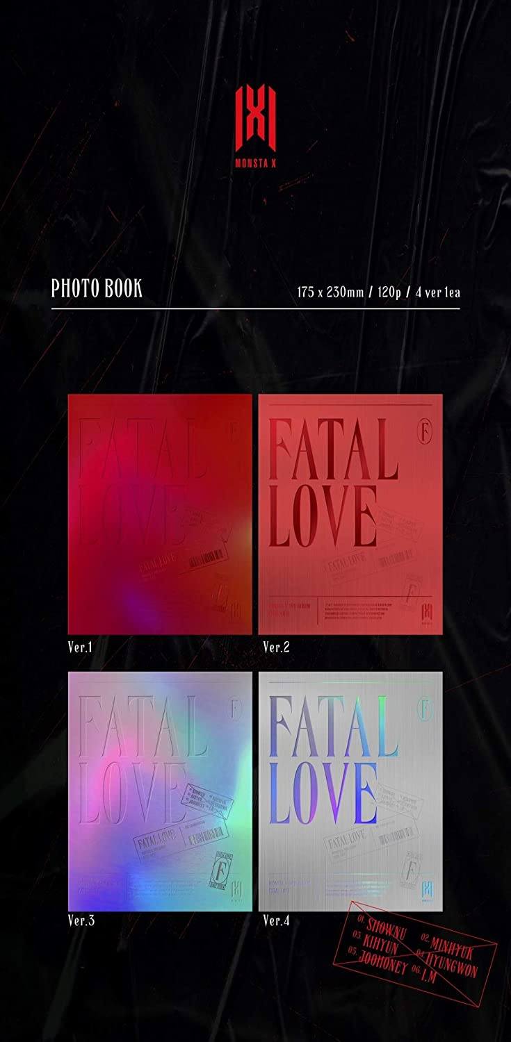 Monsta X 2024 Fatal Love Albums Versions 1-4