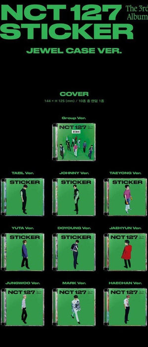 NCT 127 - Vol.3 [STICKER] (Jewel Case Ver.) Nolae Kpop