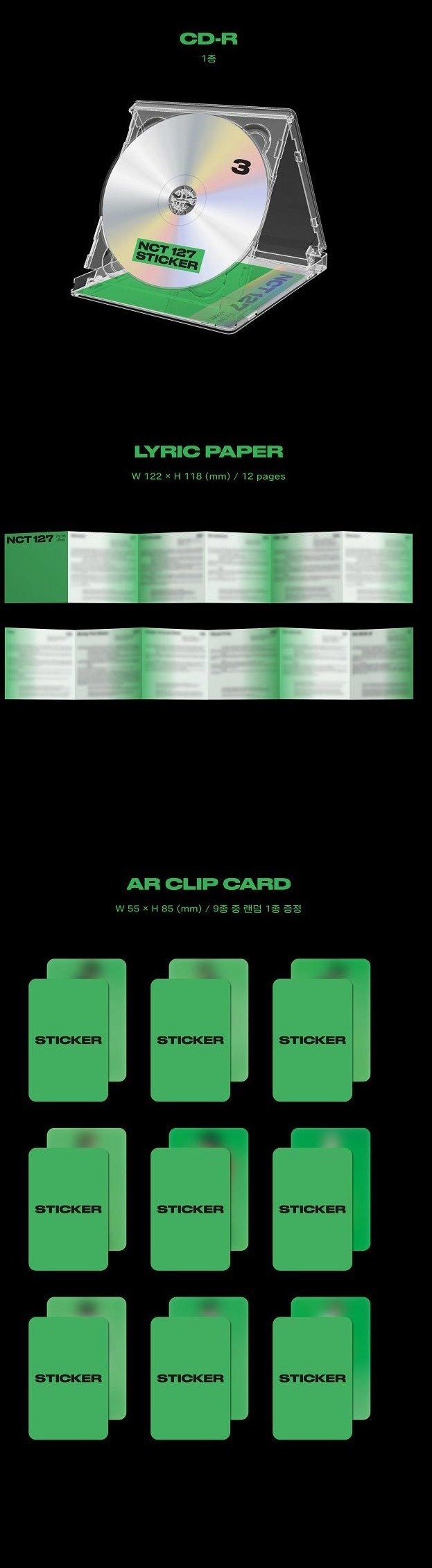 NCT 127 - Vol.3 [STICKER] (Jewel Case Ver.)