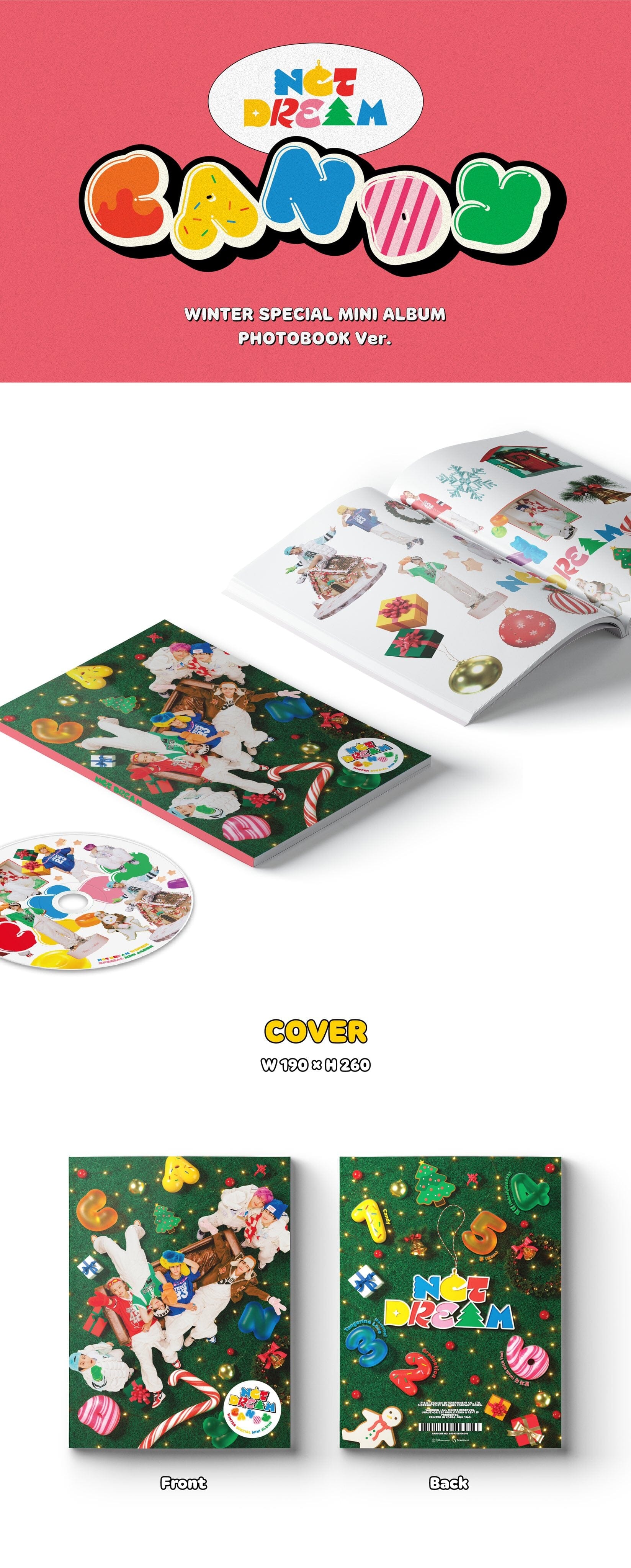 NCT DREAM - CANDY WINTER SPECIAL ALBUM (PHOTOBOOK VER) Nolae Kpop