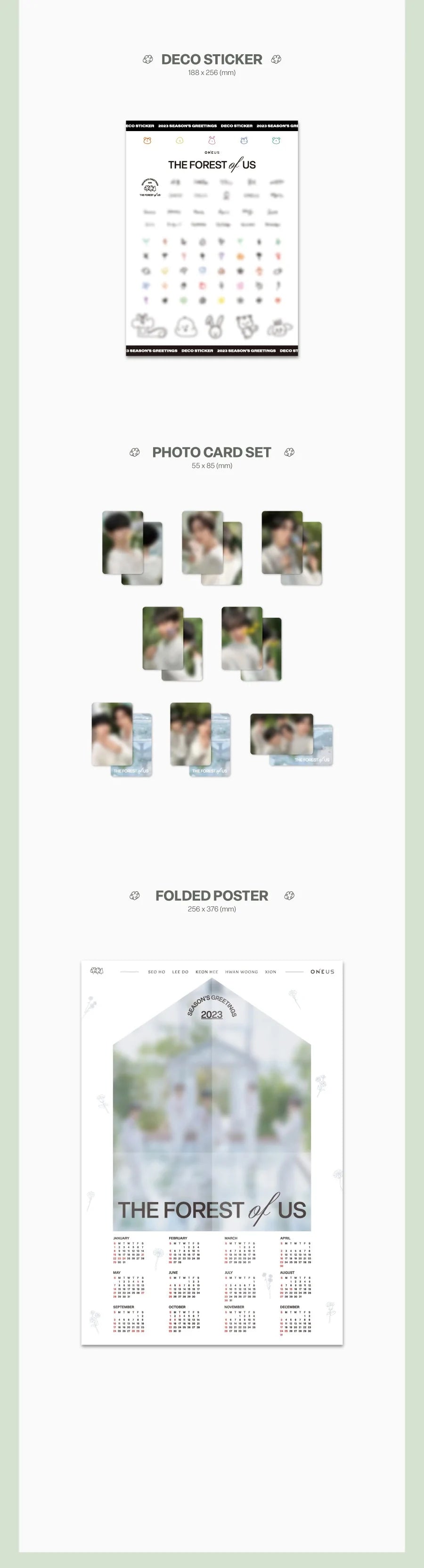 ONEUS - 2023 SEASON'S GREETINGS "The Forest Of Us" Nolae Kpop