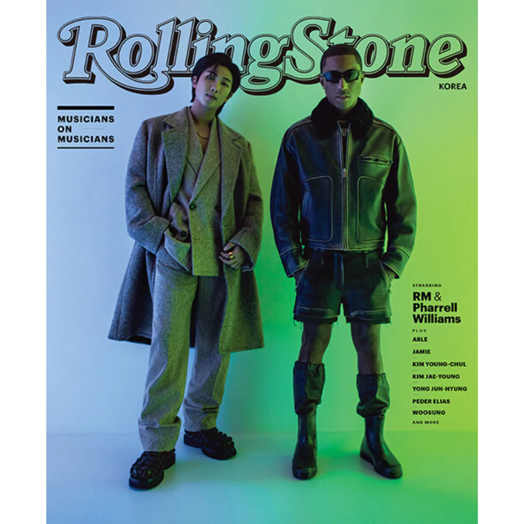 RM & PHARRELL WILLIAMS - COVER ROLLING STONE KOREA ISSUE 09 Nolae Kpop