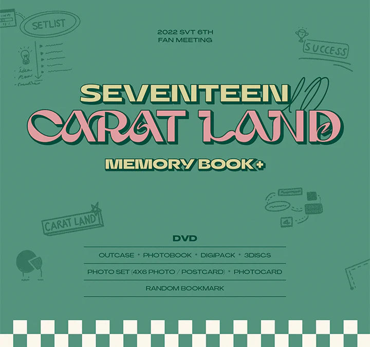 SEVENTEEN - SEVENTEEN IN CARAT LAND MEMORY BOOK + DVD