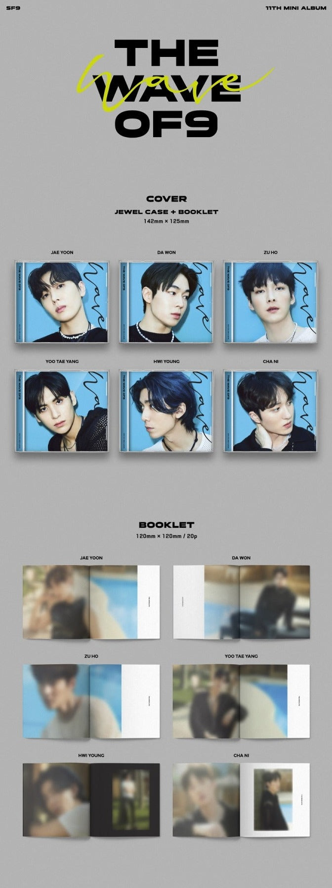 SF9 - [THE WAVE OF9] JEWEL CASE