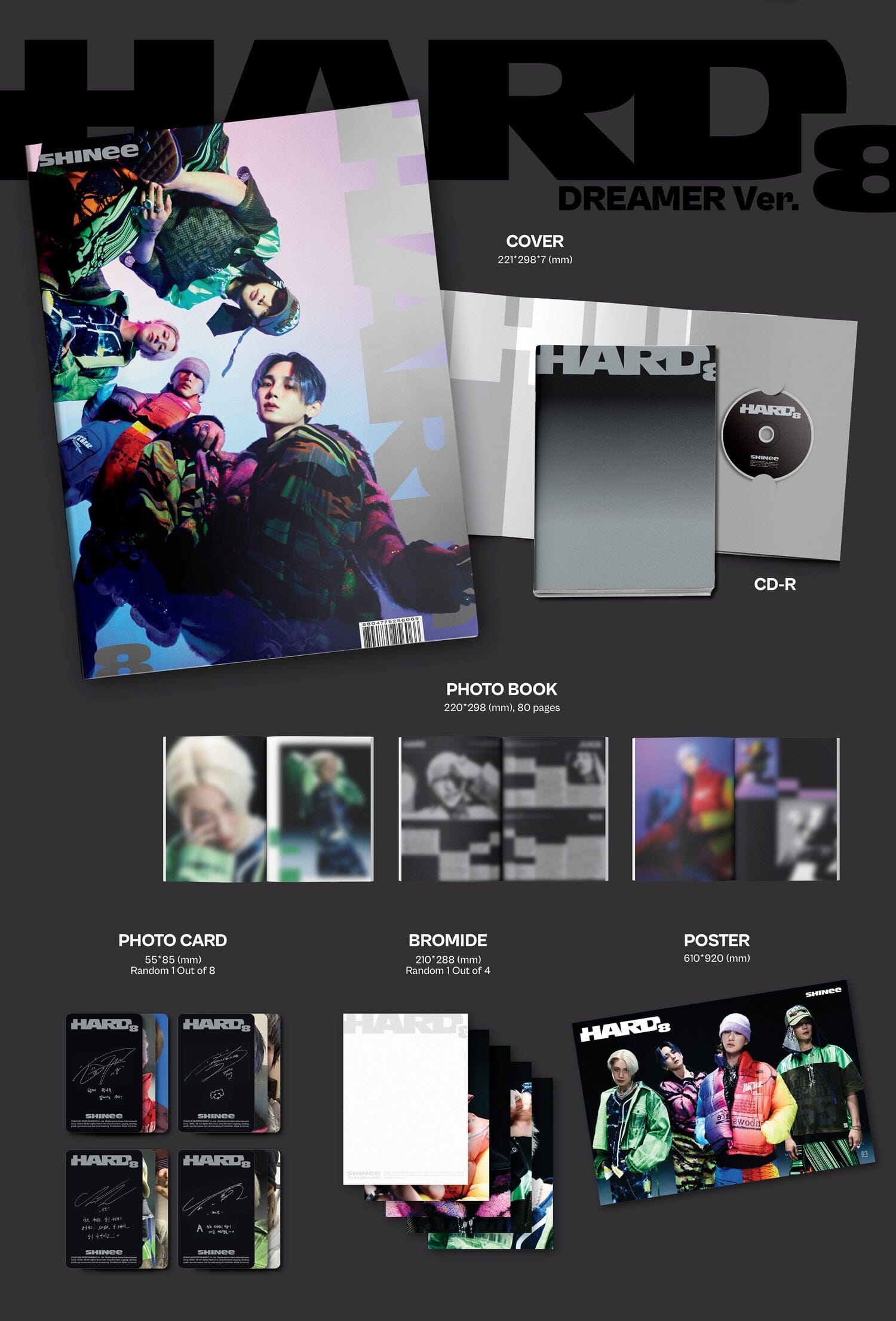 SHINee - HARD (Photobook Ver.) Nolae Kpop