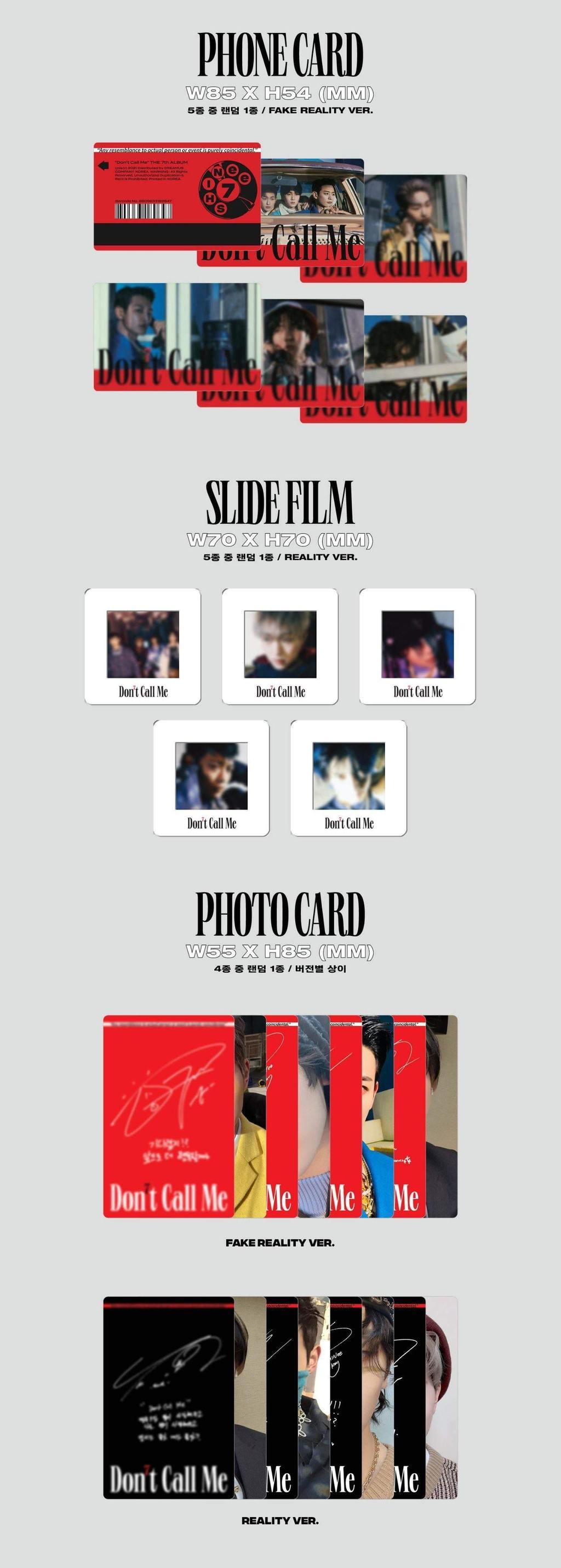 SHINEE - Vol. 7 [DON'T CALL ME] (PHOTOBOOK VER.)