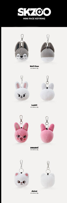 SKZOO Mini Face Keyring — Nolae