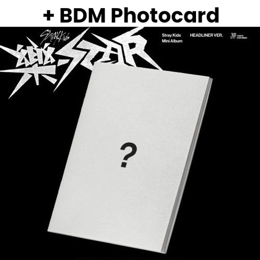 STRAY KIDS -樂/ROCK- STAR Album LIMITED Ver/CD+Photo Book+2 Card+