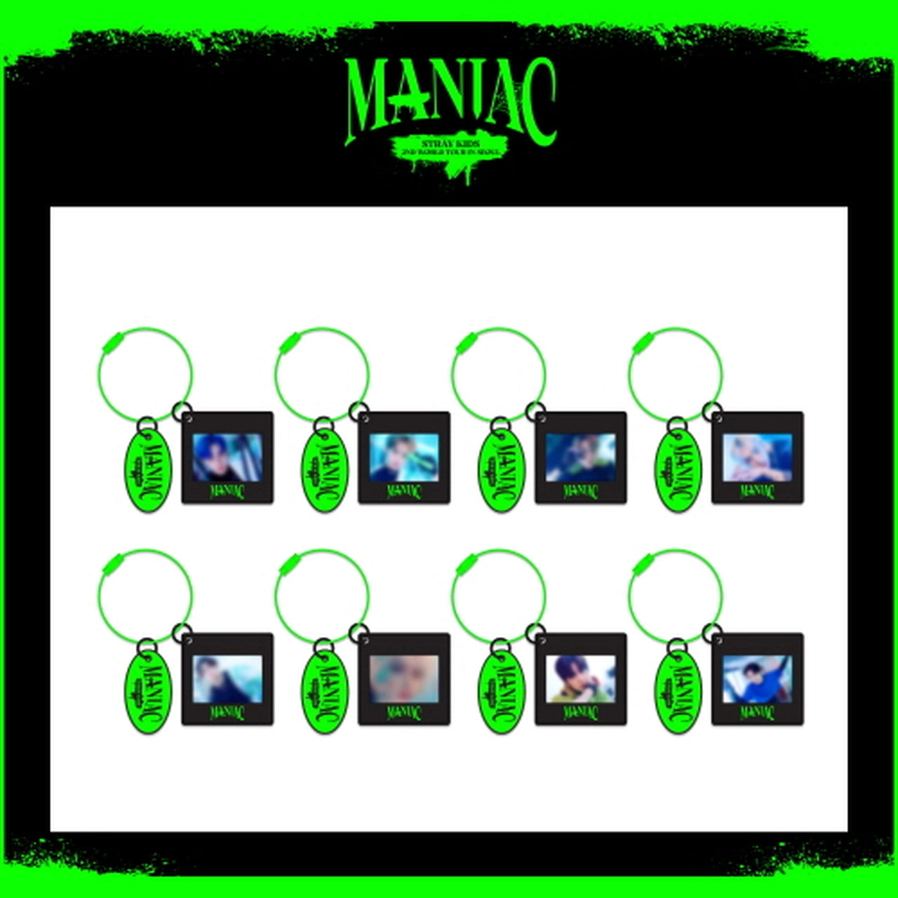 STRAY KIDS - [MANIAC] MD [SLIDE FILM KEYCHAIN] Nolae Kpop