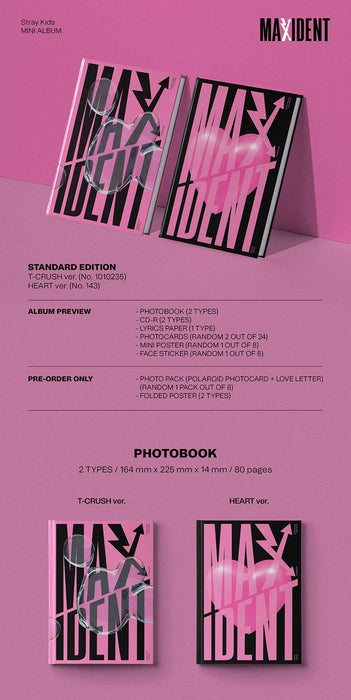Stray Kids : Maxident : Mini Album & CD ONLY Target Exclusive 192641872624