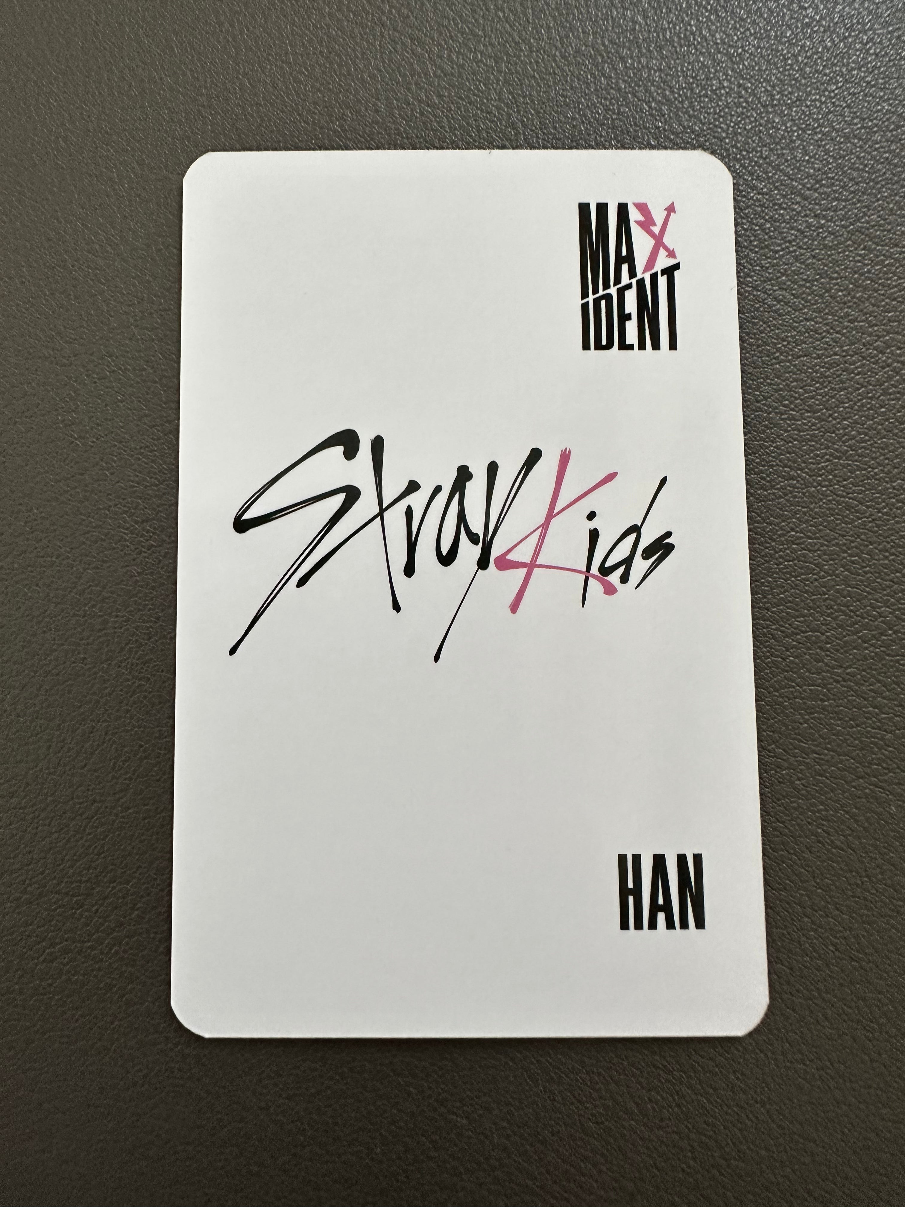 Stray Kids Hyunjin Maxident SKZ Shop Signed shops Photocard