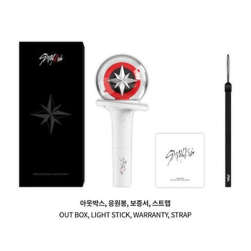 NACHIMBONG DISPLAY SKZ Stray Kids Light Stick Stand Holder Standee Black  White Red Kpop 