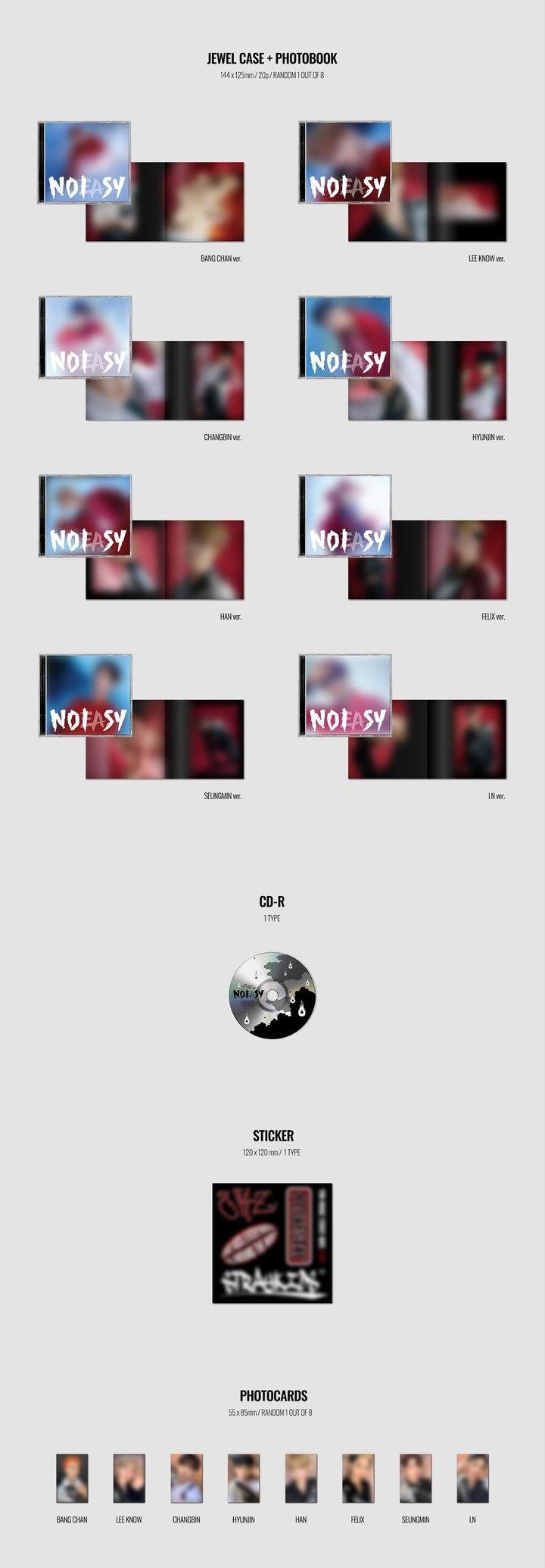 Stray Kids - NoEasy Album (Jewel Case Version)