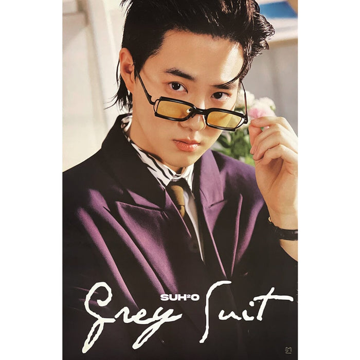 SUHO - 2ND MINI [Grey Suit] (Digipack Ver.) - Poster Nolae Kpop