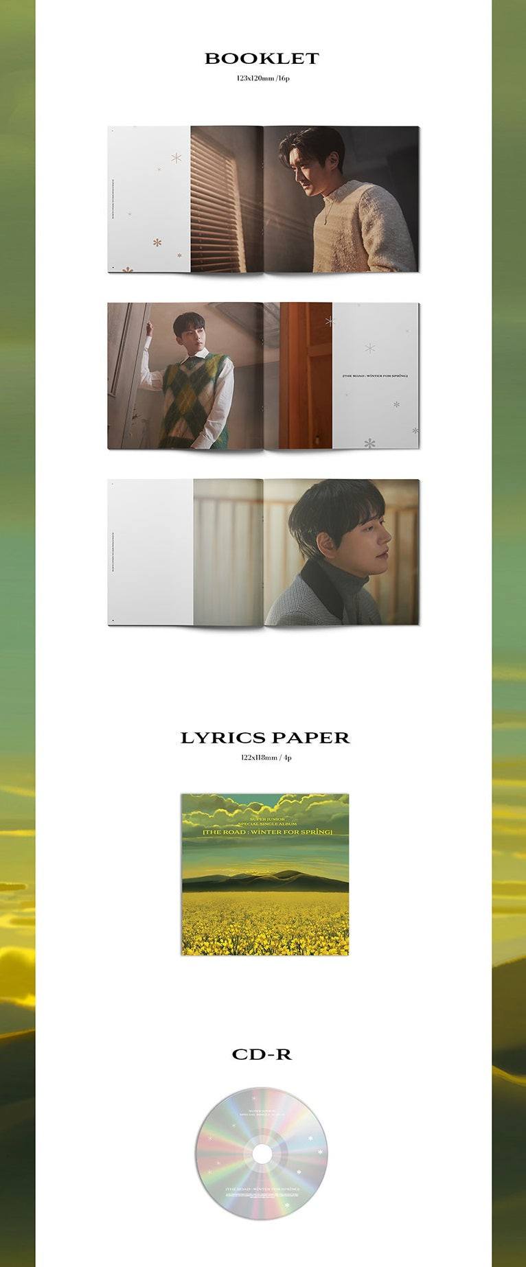SUPER JUNIOR - [THE ROAD : WINTER FOR SPRING] (SPECIAL SINGLE ALBUM)