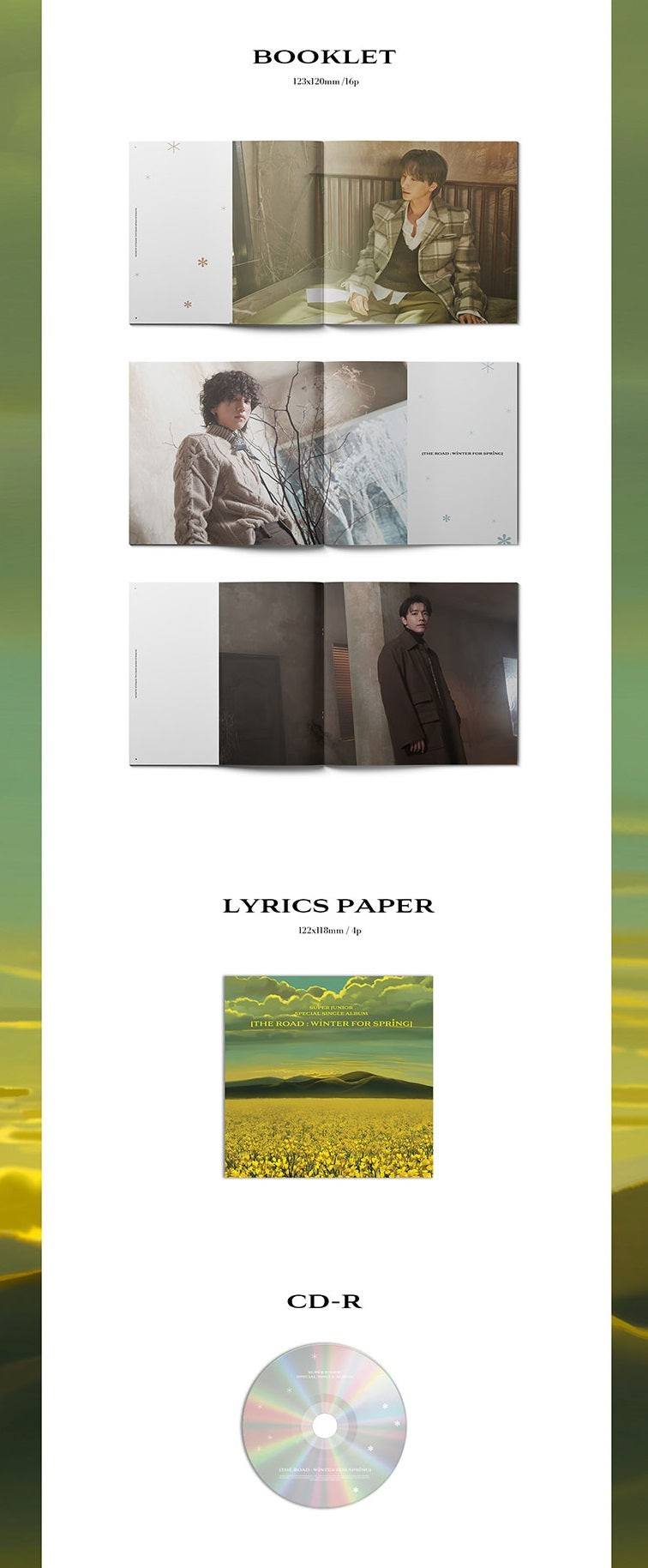 SUPER JUNIOR - SUPER JUNIOR  イェソン  Winter for Spring Super Junior – The Road : Winter for Spring (Special Single