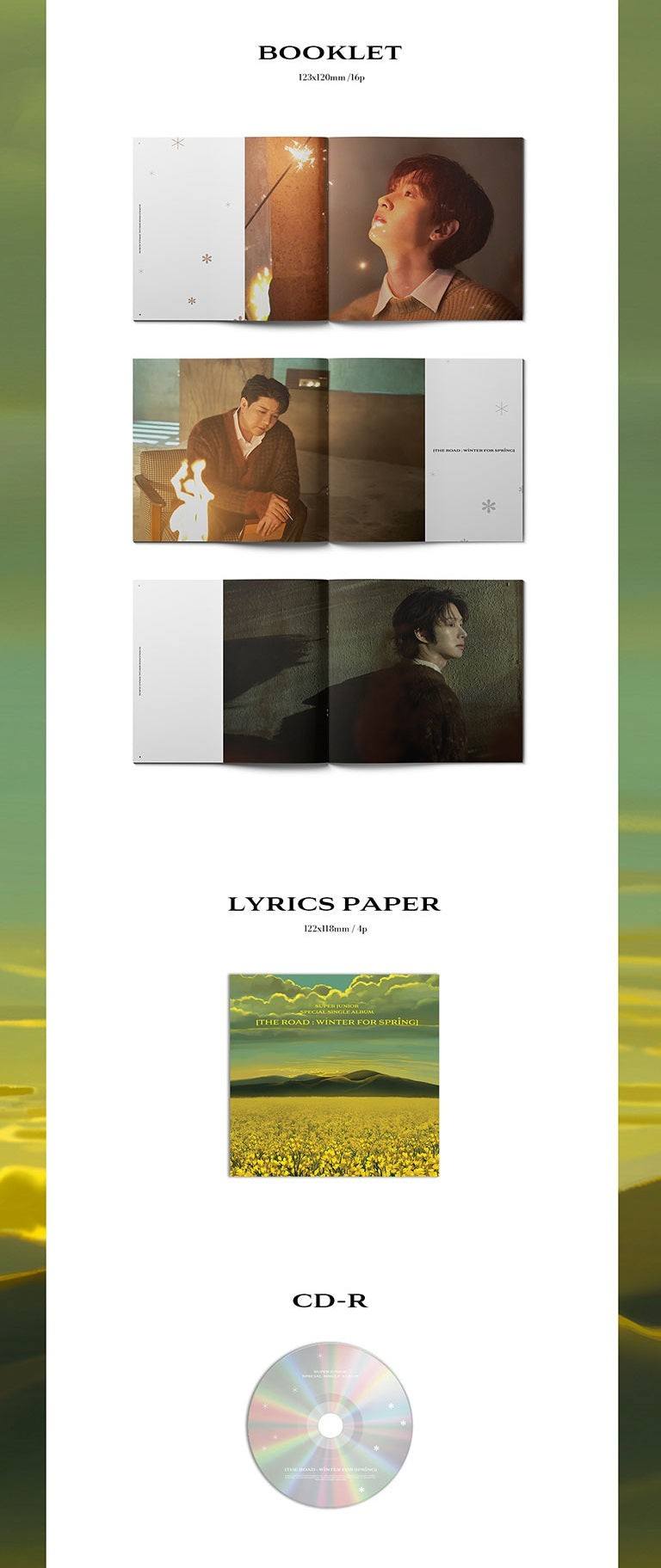 SUPER JUNIOR - [THE ROAD : WINTER FOR SPRING] (SPECIAL SINGLE ALBUM)