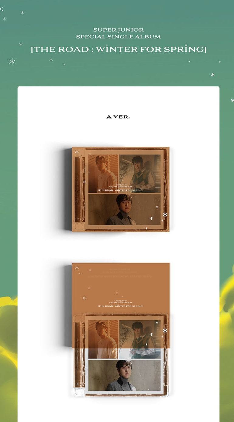 SUPER JUNIOR 直筆サイン「THE ROAD」Snow ver. SUPER JUNIOR - [THE ROAD : WINTER FOR SPRING] (SPECIAL
