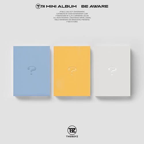 THE BOYZ 直筆サイン「BE AWARE」Denial ver.CD THE BOYZ - BE AWARE 7th Mini Album