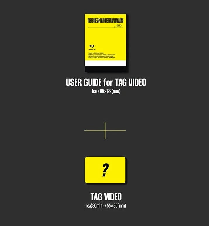 Treasure 3rd Anniversary Magazine – Edizione Limitata, Photobook 160p + 44p Bonus + Photocards, Spedito Dalla Corea