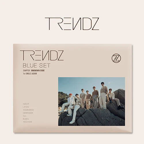 TRENDZ - BLUE SET CHAPTER UNKNOWN CODE (1ST SINGLE ALBUM)