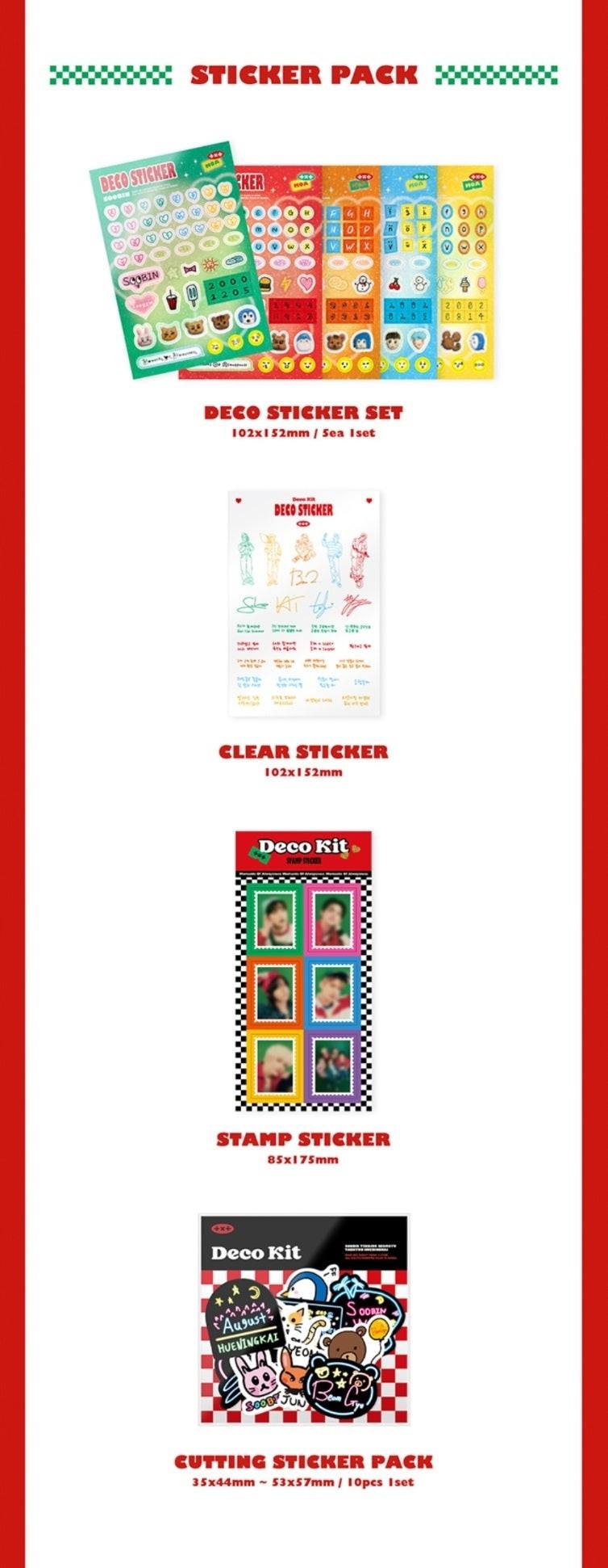 K-POP・アジア TXT deco kit 2022 TXT 2022 DECO KIT - Kpop USA