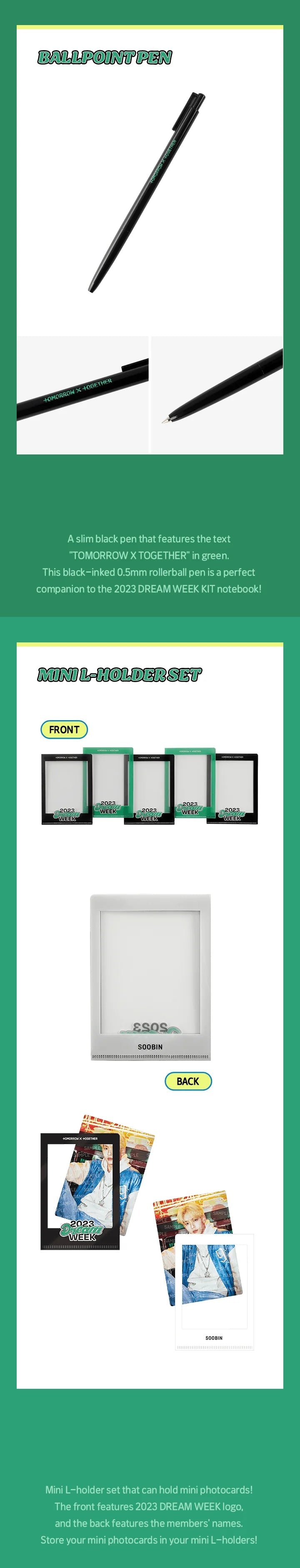 TXT - 2023 DREAM WEEK KIT Nolae Kpop