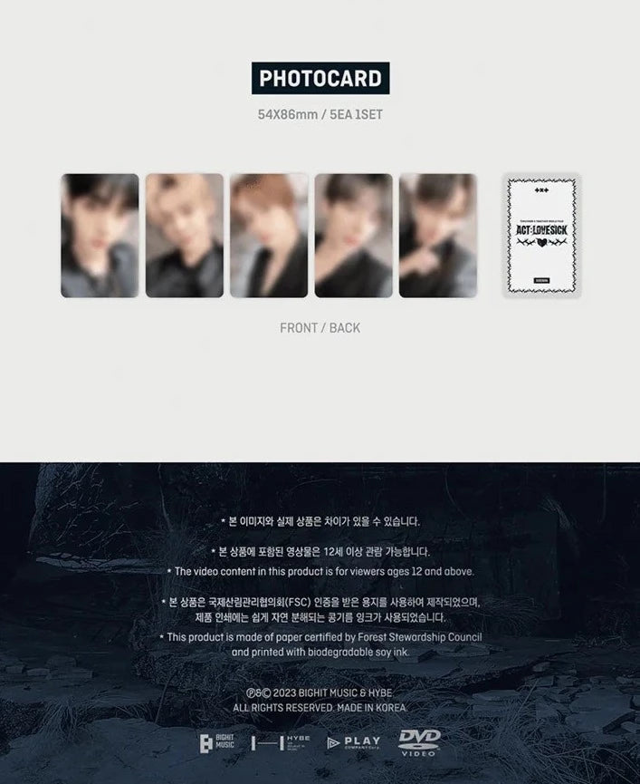 TXT - WORLD TOUR ACT : LOVESICK IN SEOUL (DVD) TXT - WORLD TOUR ACT : LOVESICK IN SEOUL (DVD)