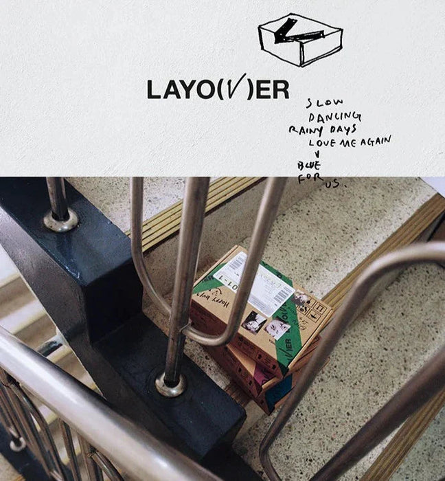 V (BTS) - LAYO(V)ER (1ST SOLO ALBUM) + Weverse Gift Nolae Kpop