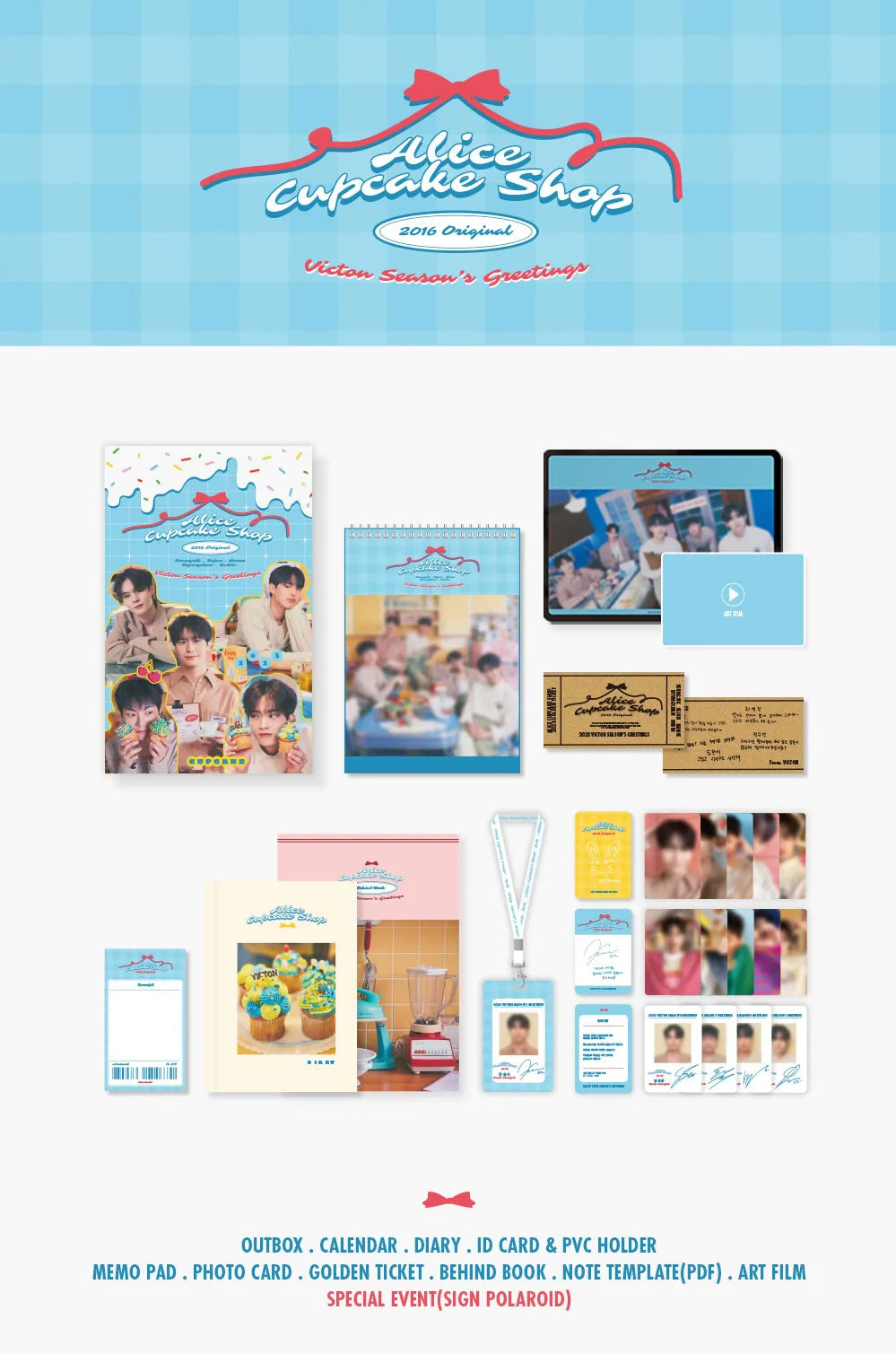 VICTON - 2023 SEASON'S GREETINGS "ALICE CUPCAKE SHOP" Nolae Kpop