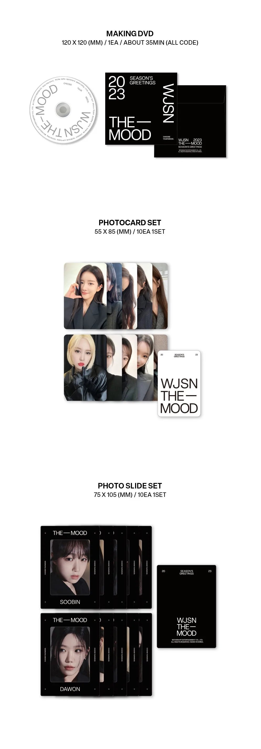 WJSN - 2023 SEASON'S GREETINGS "THE MOOD" Nolae Kpop