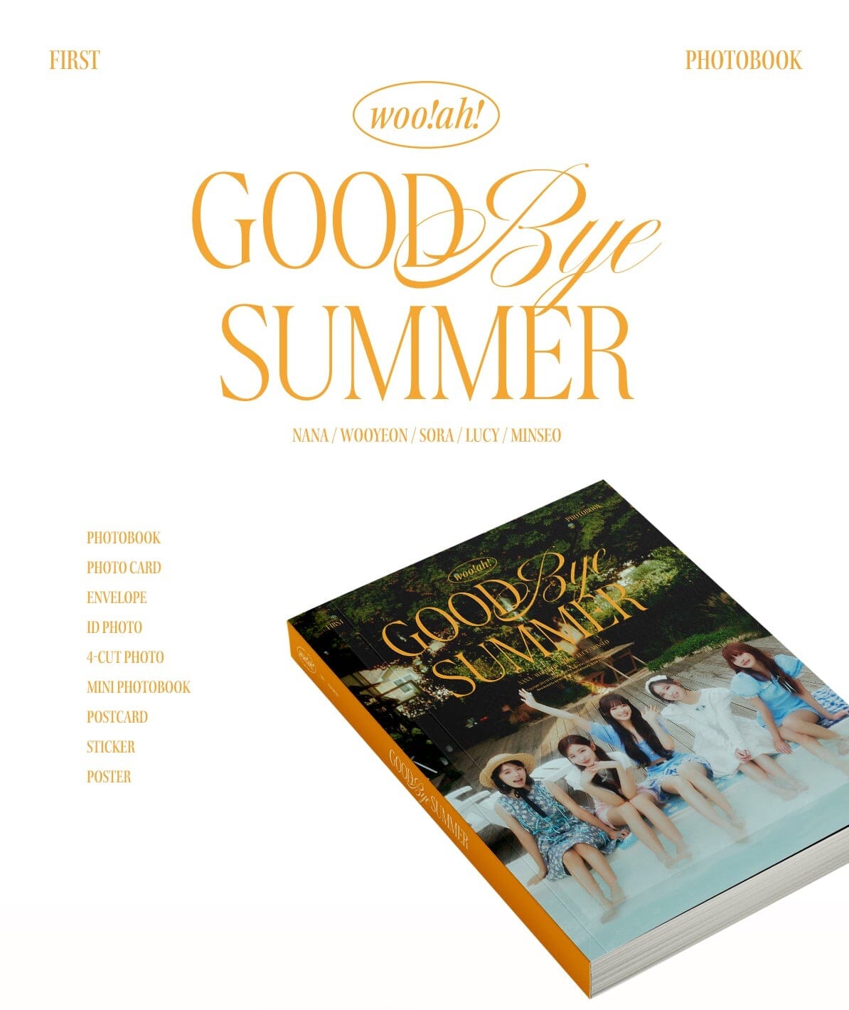 WOO!AH! - GOODBYE SUMMER (1ST PHOTOBOOK) Nolae Kpop