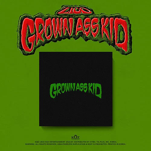 ZICO - GROWN ASS KID (4TH MINI ALBUM)